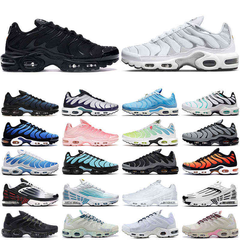 

2022 tn 3 Terrascape running shoes for men women trainers Triple Black White Metallic Silver Hyper Blue Sky mens outdoor sports sneakers, 23