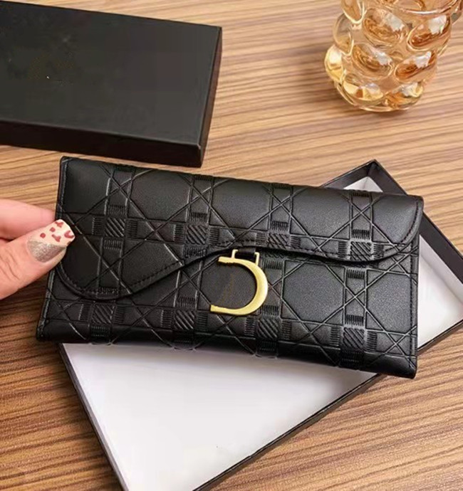 

With BOX luxury coin pouch men women lady leather purse key wallet high quality no fade wallets women
