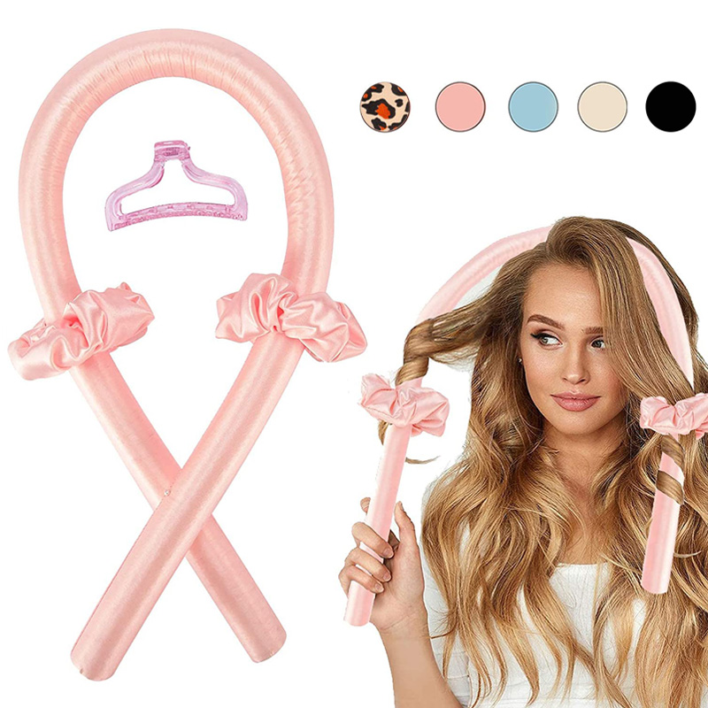 

Heatless Hair Curlers Curling Iron Headband Lazy Curler Non-electric Curl Wand Make Curly Hair Care and Styling Tools