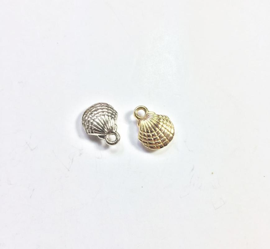 

Charms Eruifa 20pcs 10mm Nice 3D Sea Shell Zinc Alloy Necklace Earring Bracelet Jewelry DIY Handmade 2 ColorsCharms