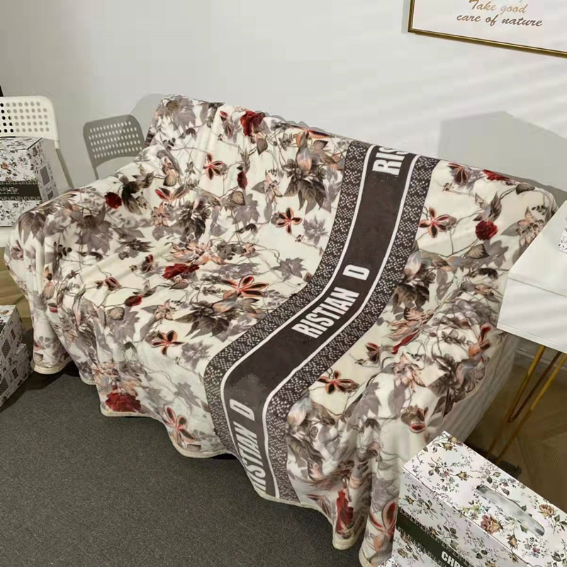 

Designer Letter Blankets Home Sofa Bed Sheet Cover Flannel Warm Throw Blanket Four Seasons Travel For Adults Kids 150x200cm