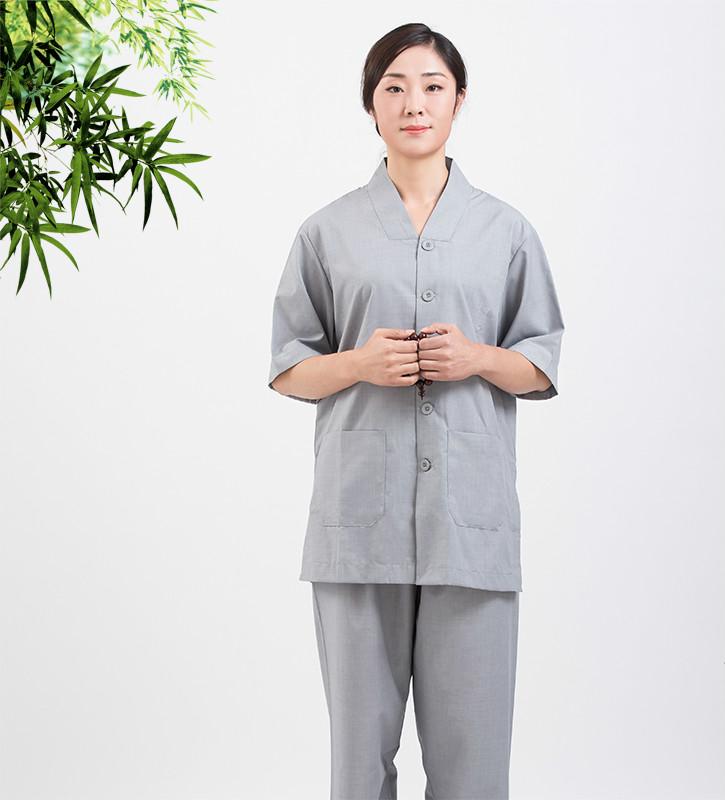 

Ethnic Clothing Buddhist Monk Robes Costume Shaolin Clothes Uniform Meditation ClothingEthnic