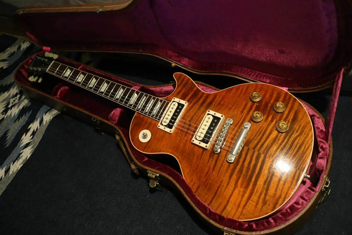 custom shop Les Standard siberian tiger Electric Guitar-image-759948051