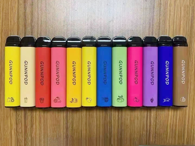 

GunnPod and VP Disposables Vape Electronic Cigarettes Device Kit 2000 Puffs 1250mAh Battery Prefilled 8ml Pod Stick Pen 20 color
