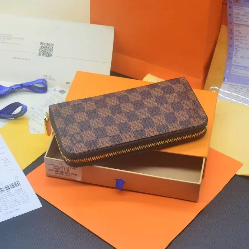 

Single zipper WALLET the most stylish cards coins men leather purse card holder women Designer wallet bags clutch handbag, Customize