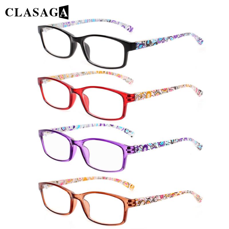 

Sunglasses 4 Pack Spring Hinge Fashion Print Reading Glasses Men And Women HD Reader Eyeglasses Diopter 1.50 2.50 3.50 4.50 6.0Sunglasses