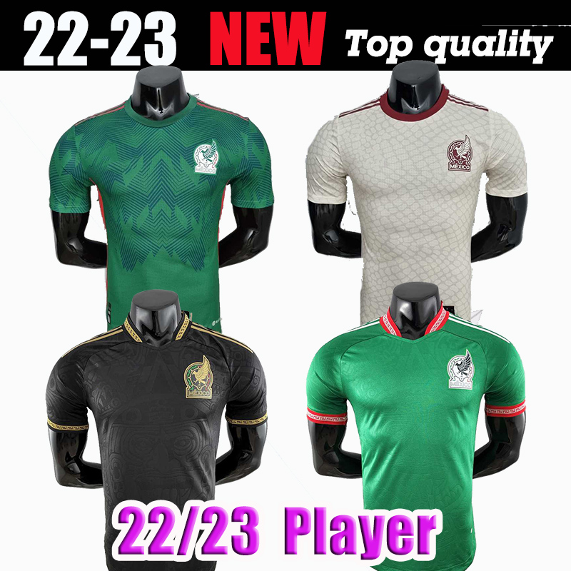 

Player Version 2022 2023 Mexico Soccer Jersey green NEW National Copa America 22 23 CHICHARITO LOZANO CARLOS VELA RAUL H. HERRERA Men Kids Women Football Shirts