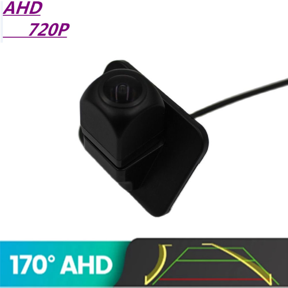 AHD 720P Trajectory Fisheye Car Rear View Camera For Mazda 2 DEMIO DJ 2014 2015 2016 2017 2018 2019 2020 Reverse Vehicle Monitor-image-764835017