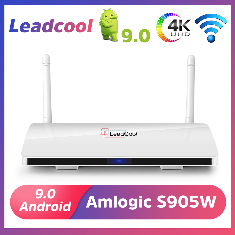 

Leadcool Android TV Box Amlogic S905W Quad Core RAM 1G ROM 8G H.265 1080P 4K Smart Receivers