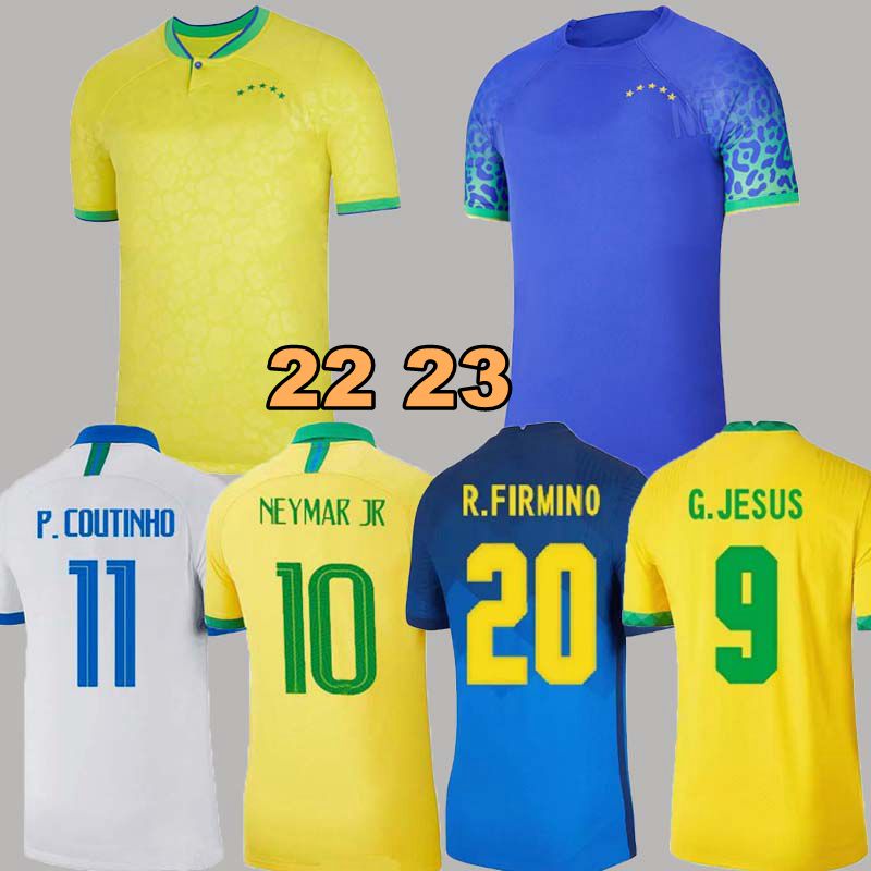 

22 23 NEYMAR JR COUTINHO VINICIUS Soccer Jersey BrAZiLs National Team home away third 2022 2023 Camisa Brasil Kids Kit Football Shirt Women Training SILVA DANI ALVES, 22 23 black