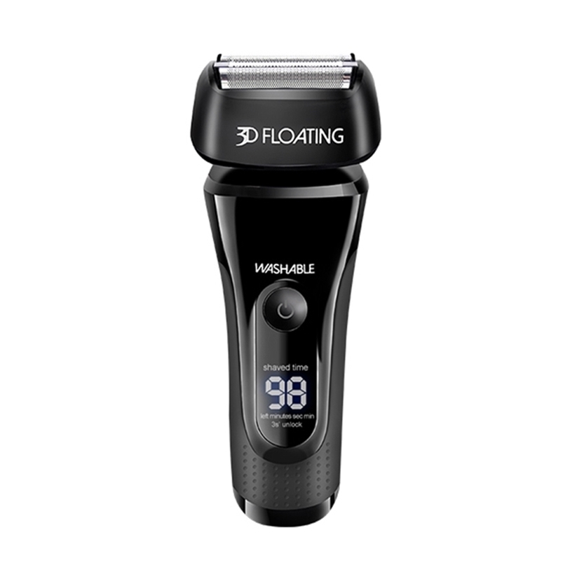 

USB Rechargeable Electric Shaver 1 Hour Fast Charge Shaving Machine Men 3D Triple Floating Blade Razor Wet-Dry Dual Use Washable 220322