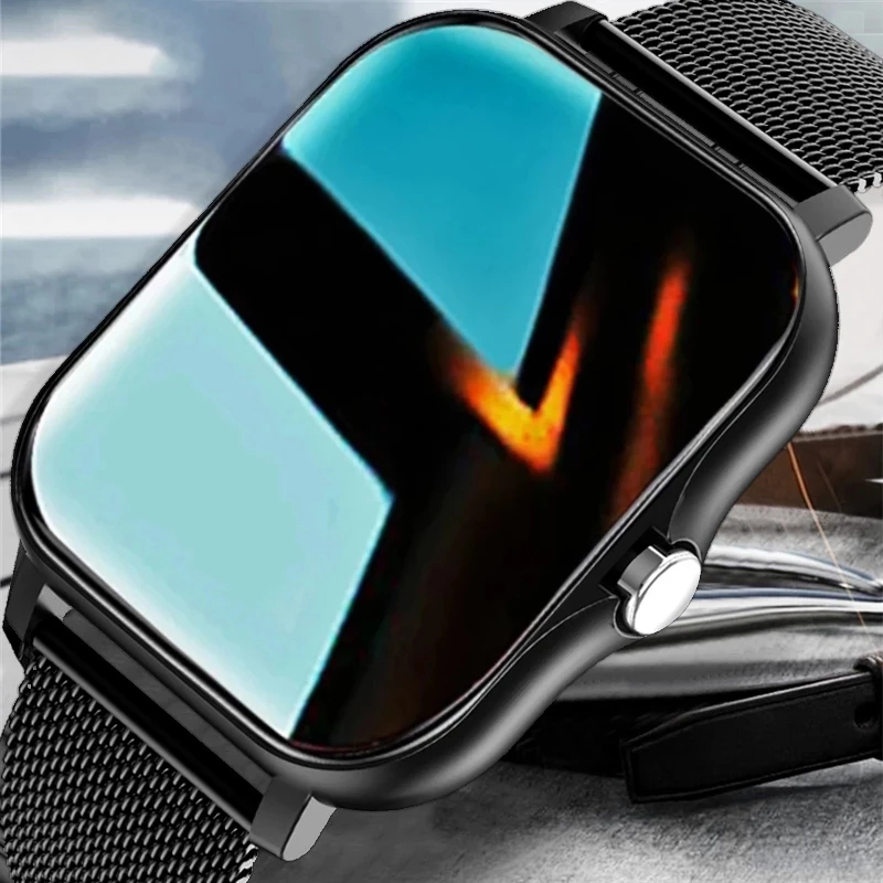 

2021 New Smart Watch Men Women IP68 Waterproof Sport Clock Heart Rate Fitness tracker Sleep Monitor Smart watch Bluetooth Call