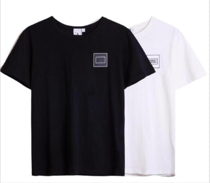 

Men's T-Shirts Round Neck Tee Printed men and women short-sleeved Casual Loose Fashion T-shirt 9988, White