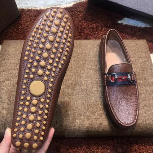 

[Original Box] high qualityLuxury brandsFashion Mens Gommino Dress Casual Party Shoes Cowskin Single Shoe Slip On Wedding Pumps Black 38-45, Red