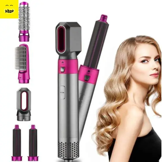 

Air Comb Multifunctional Straighteners Negative Ion 5 In 1 Automatic Hair Dryer Curling Hair