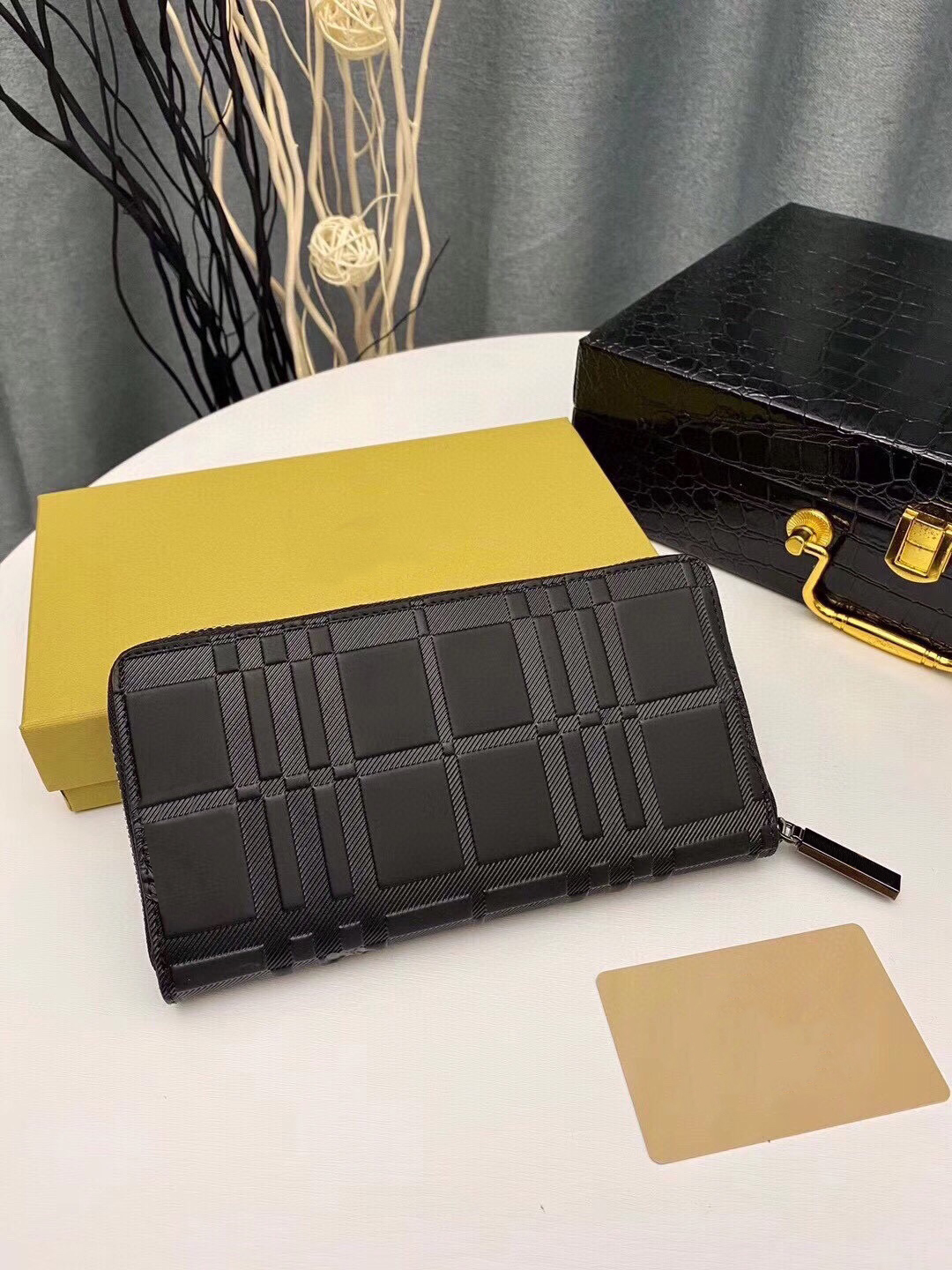 

Clutch Bags Designer Wallets Men Fashion Zipper Large Capacity Short Wallet High Quality Men's Card Holder Luxury Mini Wallet Coin Purse Pouch Sub Box, ##