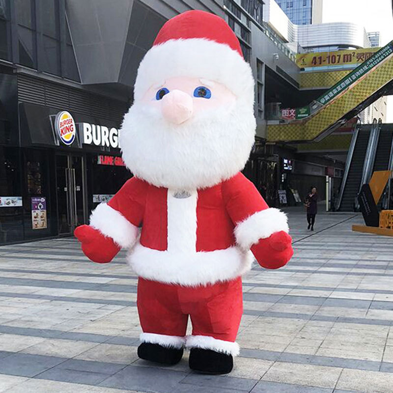 

Mascot doll costume Santa Claus Inflatable Clothing Christmas Costume Cartoon Adult Performance Prop Costume Large-scale Event Playing Costu