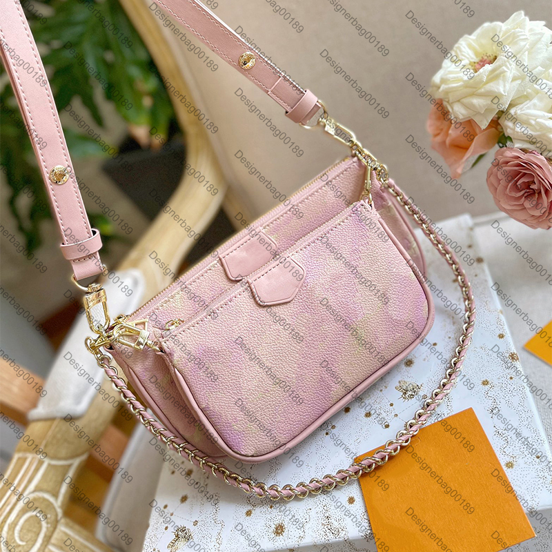 

designer Crossbody Bag Women Leather Shoulder bags Handbags Purses 2pcs M46093 M45777, Customize