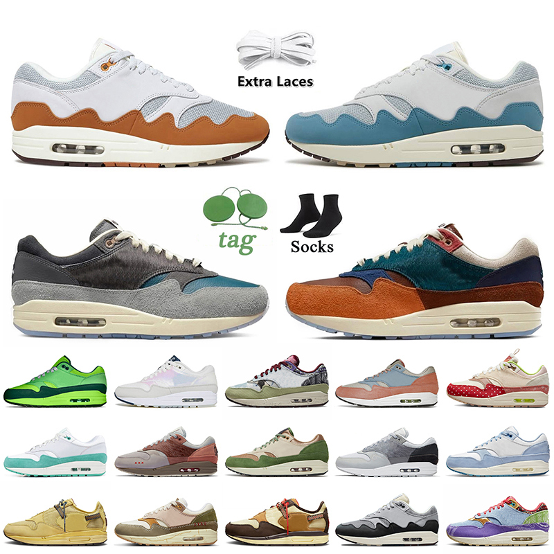 

Patta Waves 87 1s 2022 Women Men Running Shoes 1 Kasina Won Ang Grey Oregon Ducks Light Madder Root PRM Wabi Sabi Big Size 36-47 Sneakers Concepts Heavy Trainers, D35 obsidian 36-45