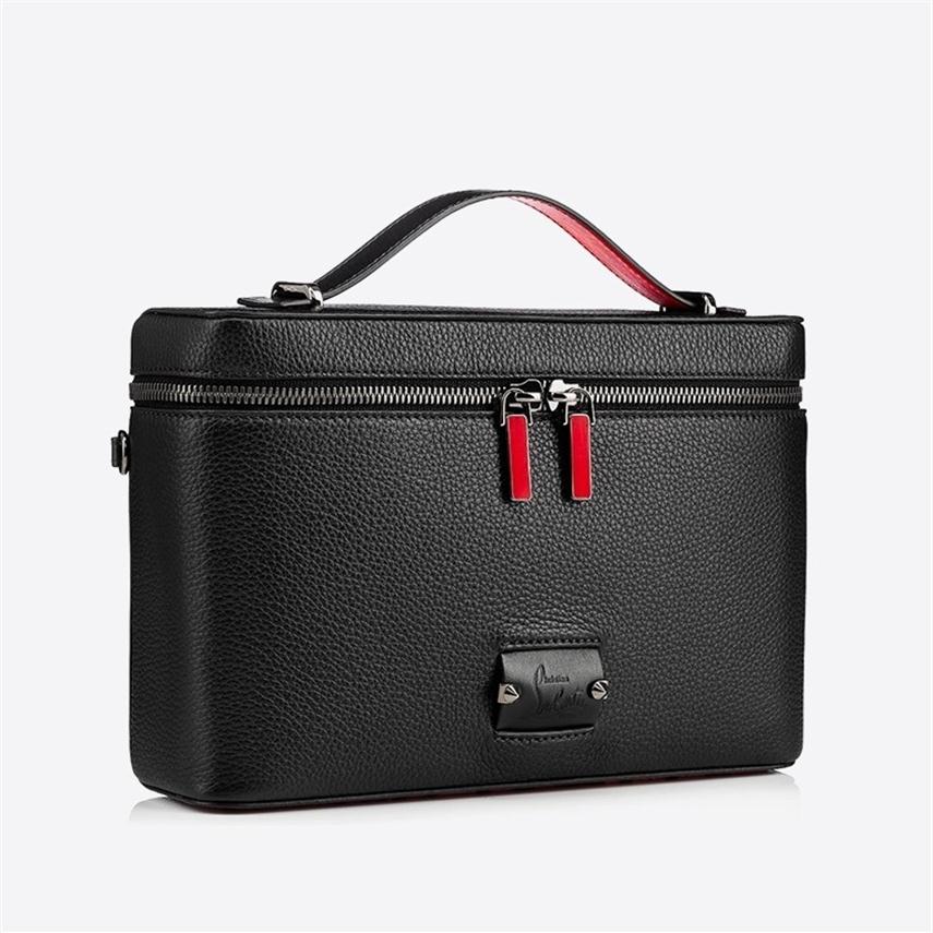 

Top quality Evening handbags messenger womens mens shoulder crossbody red bottom purse fashion genuine leather handbag243y