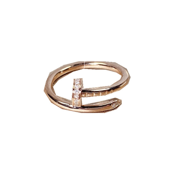 

C Love Ring with 3mm wedding ring Woman Jewelry LoveRings Men Promise Rings Velet Bag S12101