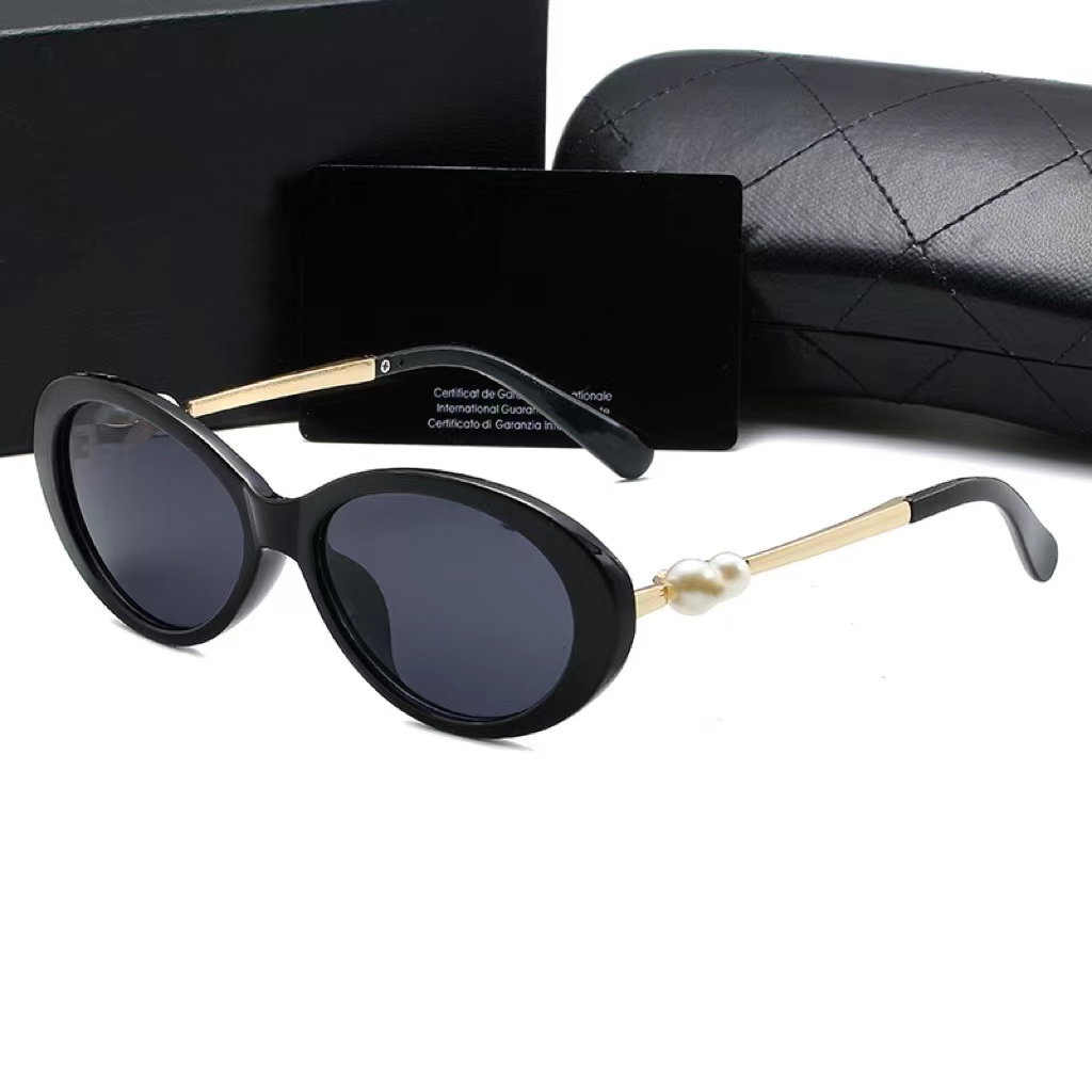 

Womens sunglasses for Woman luxury glasses mens sunglass Butterfly frame goggle eyeglasses 5 colors fashion lunette pearl designer sunglasses