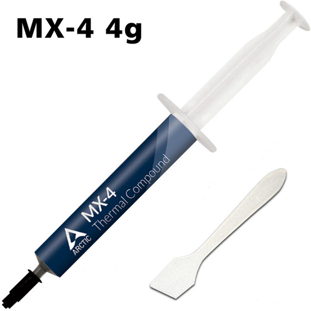 

Fan Plaster Fans & Coolings Compound CPU Cooler Silicone Grease Thermal Paste Heat Sink Intel Processor MX-4 Thermal Compound