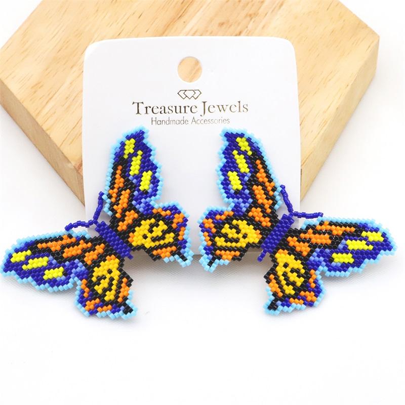 

Dangle & Chandelier Boho Exquisite Earrings For Women Miyuki Butterfly Design Woven Ins Jewelry Handmade Ear RingsDangle DangleDangle