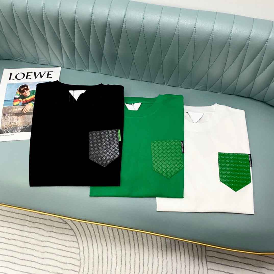 

Men's T-Shirts Round neck embroidered and printed polar style summer wear with street pure cotton 223e