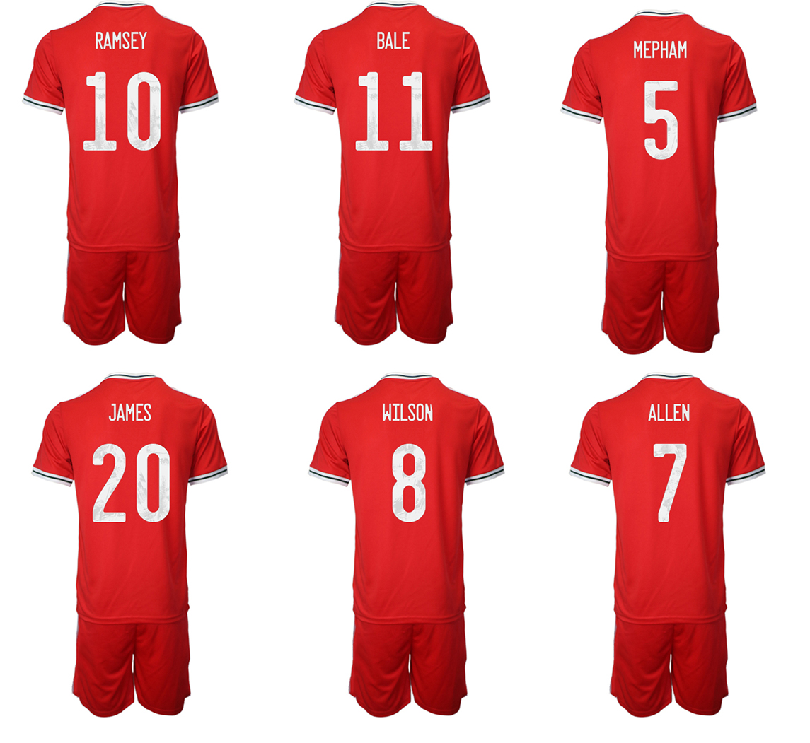 

10 RAMSEY 22-23 Customized Soccer Jerseys SetS With Shorts kingcaps local boots online store Dropshipping Accepted 11 BALE 9 VOKES 20 JAMES 16 WILSON Soccer Uniforms, 22-23 home