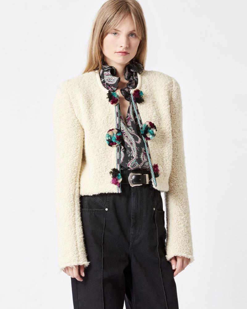 

Women's Jackets Autumn And Winter White Plus Velvet Short Coat Women Blouse