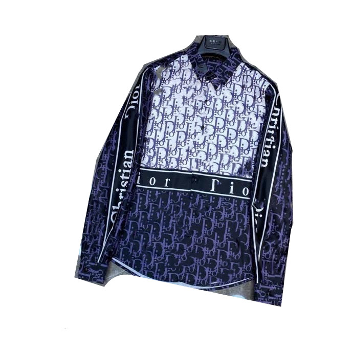 

Men's casual long-sleeved shirts, which are loved by Europeans.-3XL 0008, White