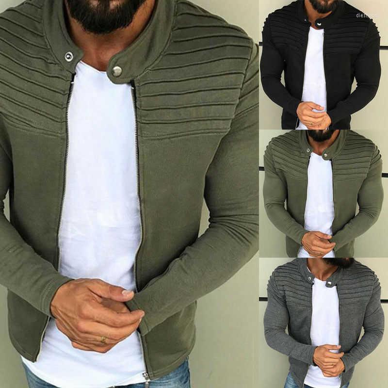 

Men's Jackets Slim Sweatshirt Casual Outwear Jacket Sweater Hooded Winter Coat Warm Plush Zip Size -3XL, Black