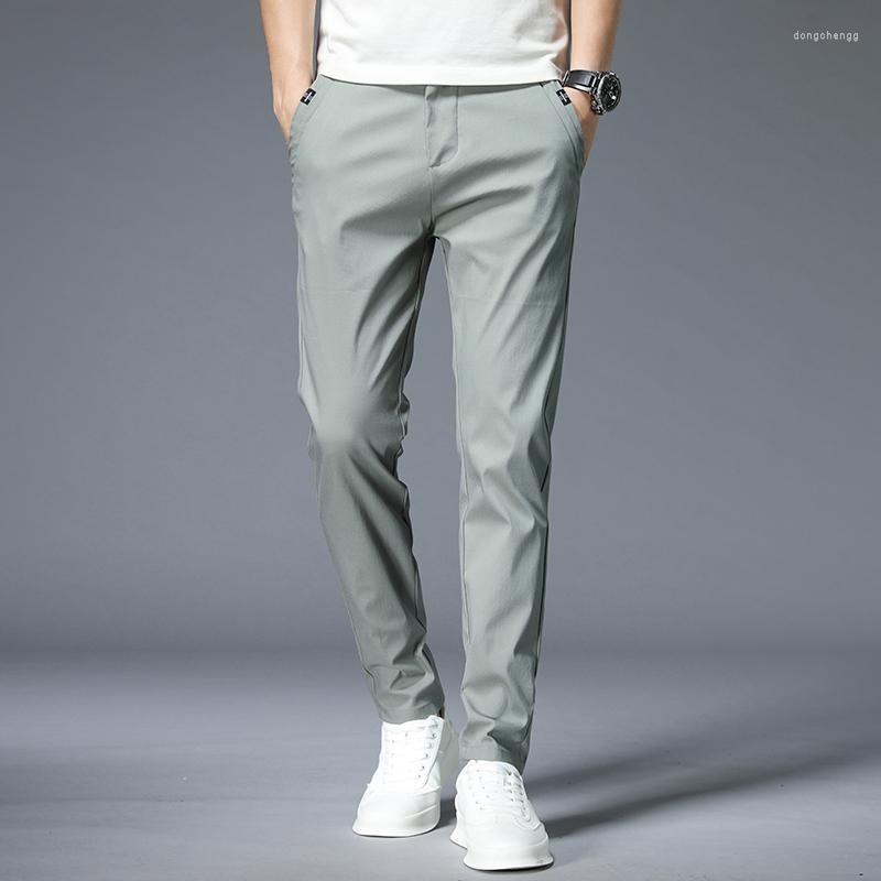 

Men's Pants Men's Autumn Winter Casual Men Cotton Slim Fit Thick Fashion Black Comfortable Trousers Male Bottoms Plus Size 28-38Men's