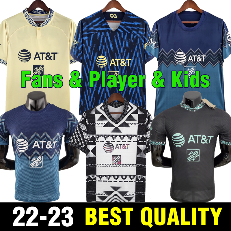 

Fans player 2022 2023 Club America Soccer Jerseys F. VINAS HENRY G. OCHOA Liga MX jersey RODRIGUEZ GIOVANI 21 22 training Football Shirt kids kit
