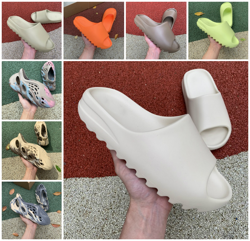 

Sandal Vermillion Mineral Blue Sandals Slide Slippers onyx Ochre pure RUNR MX Cream Clay Moon Grey Shoes White stone sage Desert Sand Mens women ochre Slides outdoor, Bubble package bag