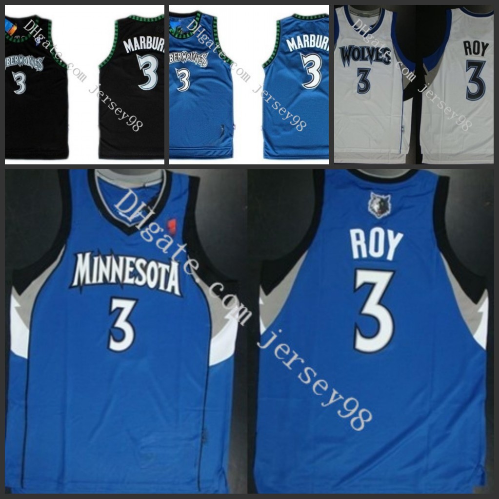 

Minnesota''Timberwolves''men #3''Stephon''Marbury boy retro Basketball''Jersey