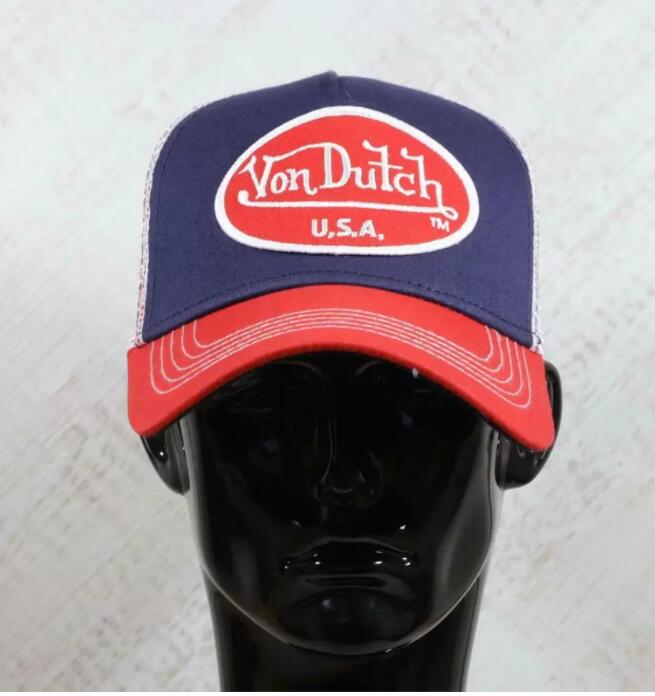 

Von Dutch Trapstar Hat is Suitable for Adult Caps and Net Baseball Caps 2022, Red
