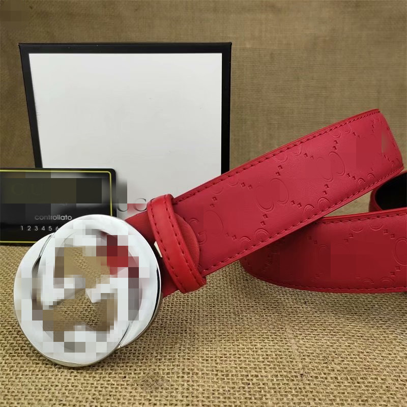 

2022 Mens Designer Belt Men Great Quality Luxury Genuine Leather Fashion Belts Woman Womens Belt Black Double G Smooth Buckle Waistband waistbands, Belt+box