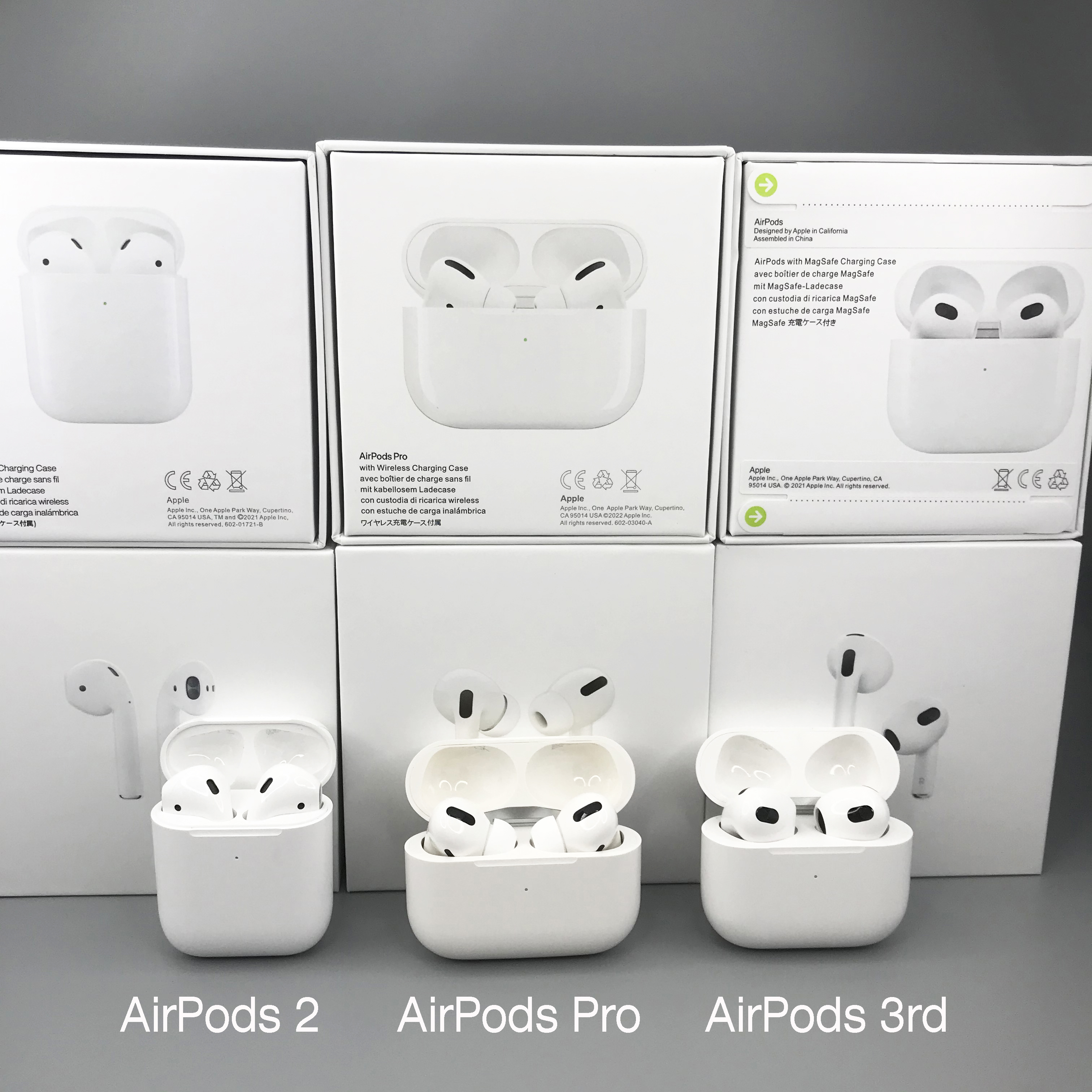 

AirPods Pro 3rd with noise cancellation Bluetooth In-Ear Headphones earphone with Wireless Charging Case 3 AP3 Earbuds headset, White