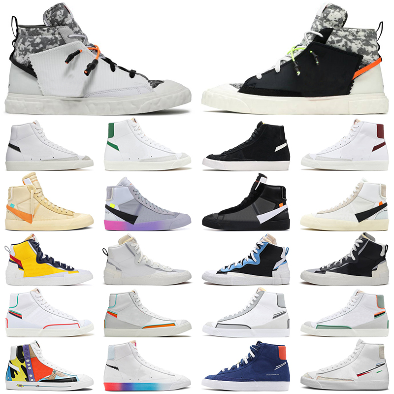 

Designer blazer mid 77 Casual shoes vintage high platform men womenBlack White Multi Color Pink Foam Pacific Blue Kumquat Thermal mens trainers sports sneakers, 32