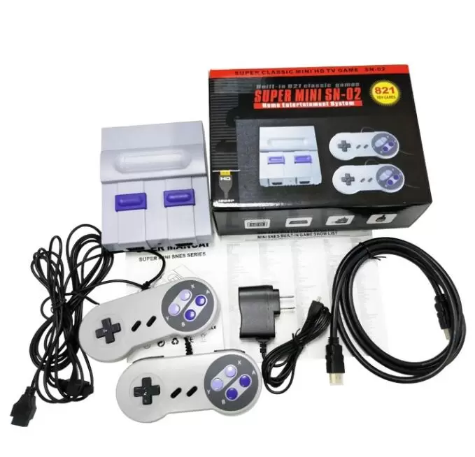 

Nostalgic host 1080P Out TV 821 Game Console Video Handheld Games for SFC NES games consoles Children Family Gaming Machineree
