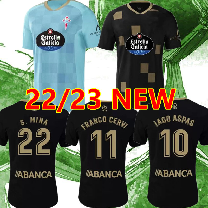 

22 23 Celta de Vigo soccer jerseys IAGO ASPAS F.BELTRAN home away 2022 2023 camiseta de futbol NOLITO MALLO SOLARI S. MINA Brais Mendez football shirts, Away + patch