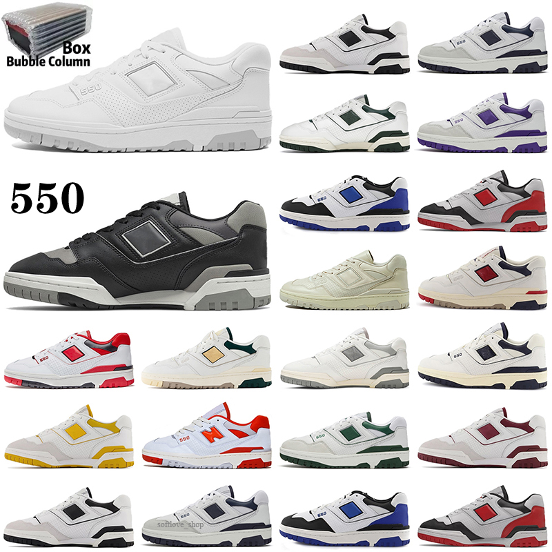 

BB550 NB Fashion Women Mens Luxury Designer Casual Shoes Rich Paul Green Yellow White Red Grey Black Oreo Sea Salt With Socks Trainers Sneakers cm, Color 13