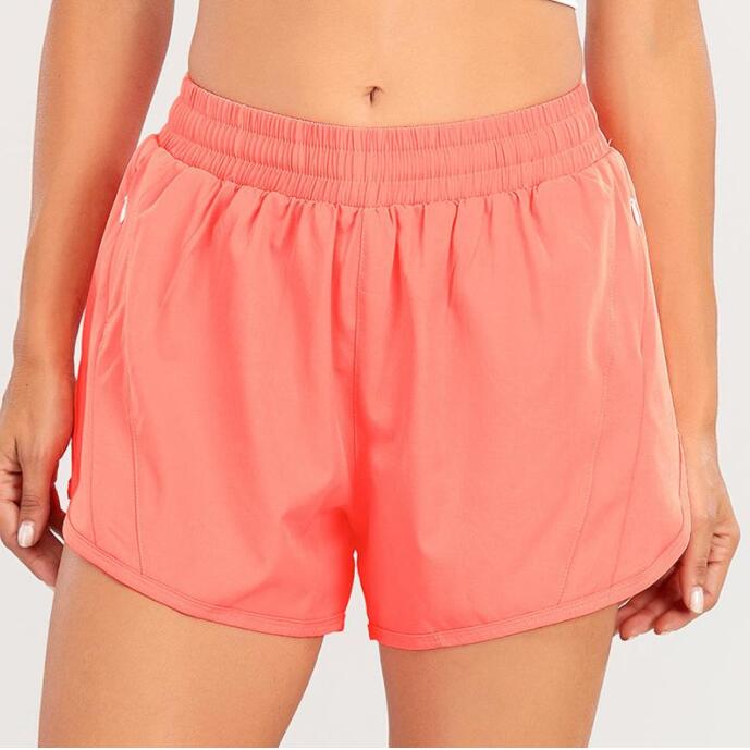 

188 hot women's fitness shorts fitness dew Yoga quick drying breathable sports shorts women's running gym tights Lu sports pants