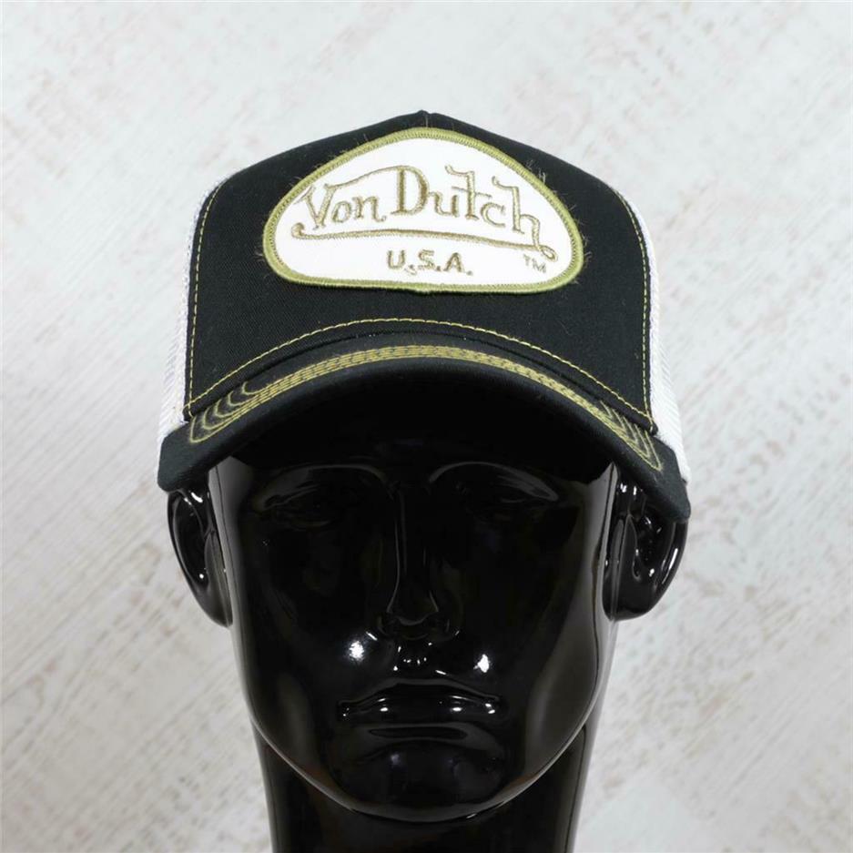 

Men's Von Dutch Khaki Camo Orange Embroidery Mesh Trucker Hat Snapback letter Baseball Caps Men Women Hip Hop Hat2040