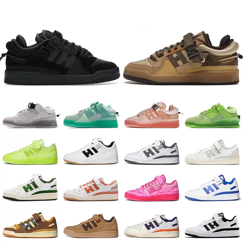 

Fashion Forum 84 Women Mens Casual Shoes Bad Bunny Forum Buckle Low The First Cafe Back to School Easter Egg White Royal Blue Wheat outdoor sports trainers sneakers, Box
