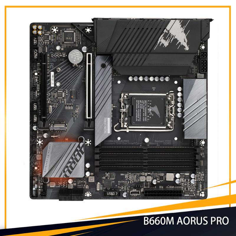 

Motherboards AORUS PRO For Gigabyte LGA 1700 B660 DDR5 128GB Support 12th CPU Micro ATX Desktop Motherboard High Quality Fast ShipMotherboar