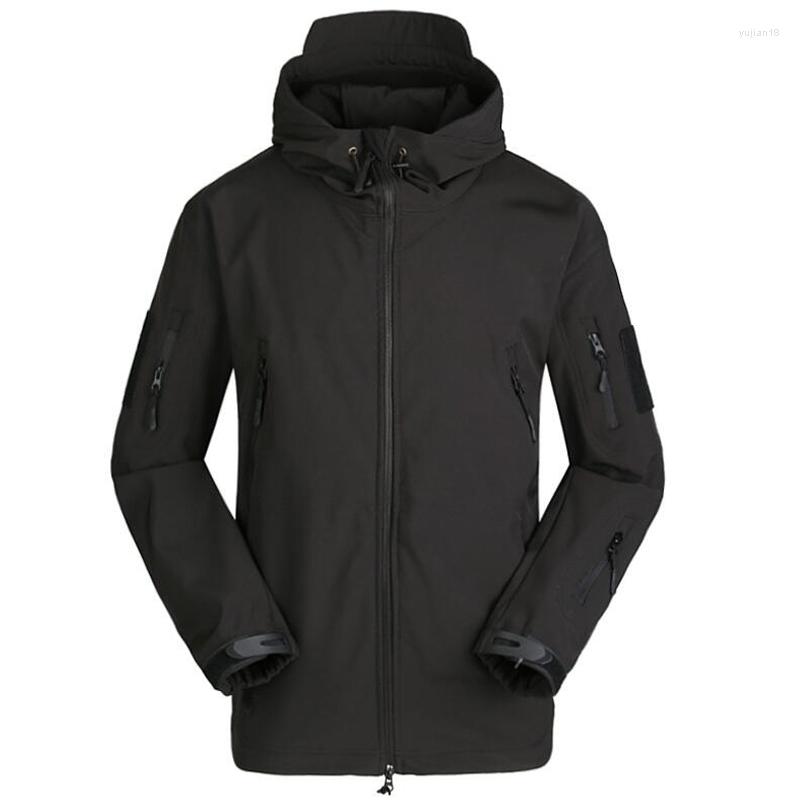 Men's Jackets Tactical Jacket Men Outdoor Military Camouflage Waterproof Soft Shell Mens Winter Warm Fleece Flight Coats Hunt ClothesMen