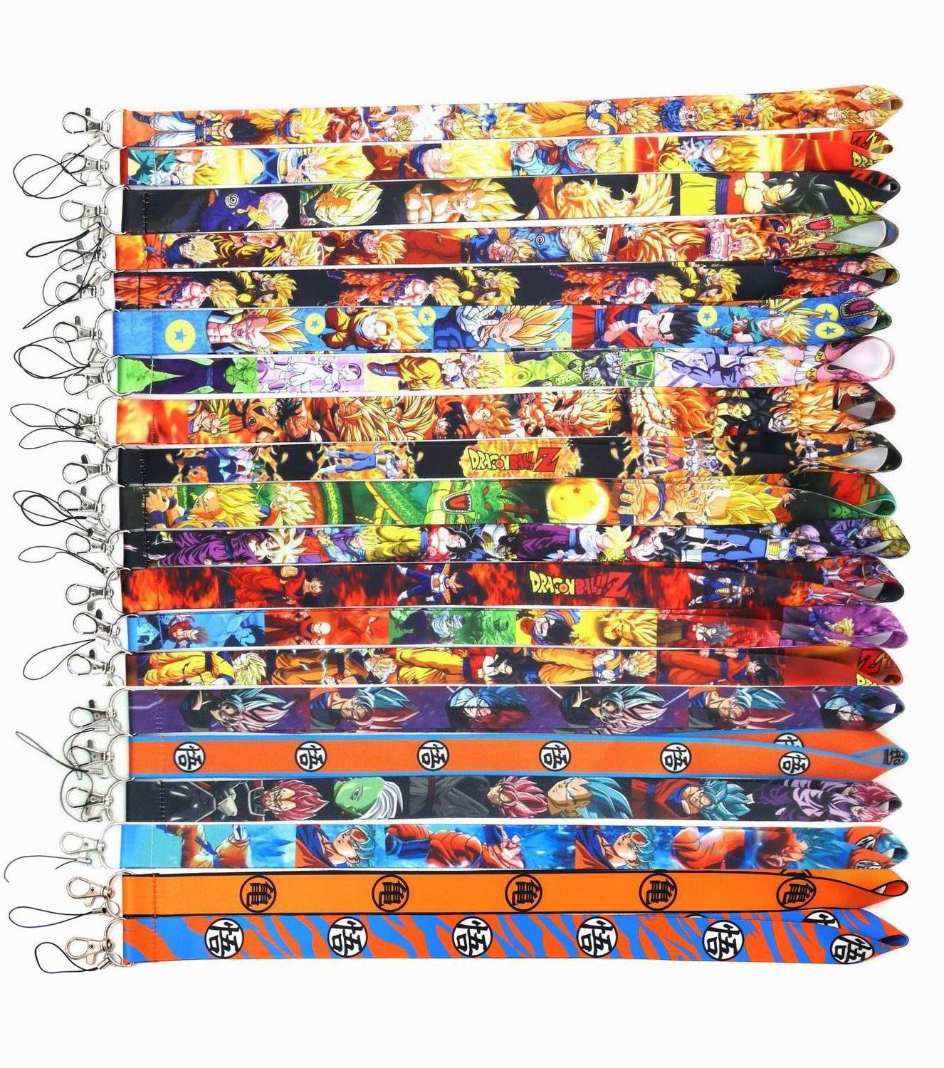 

Cell Phone Straps & Charms 100pcs Japan Anime Lanyard Fashion Keys Neck Holders for Car Key ID Card Mobile Wholesale